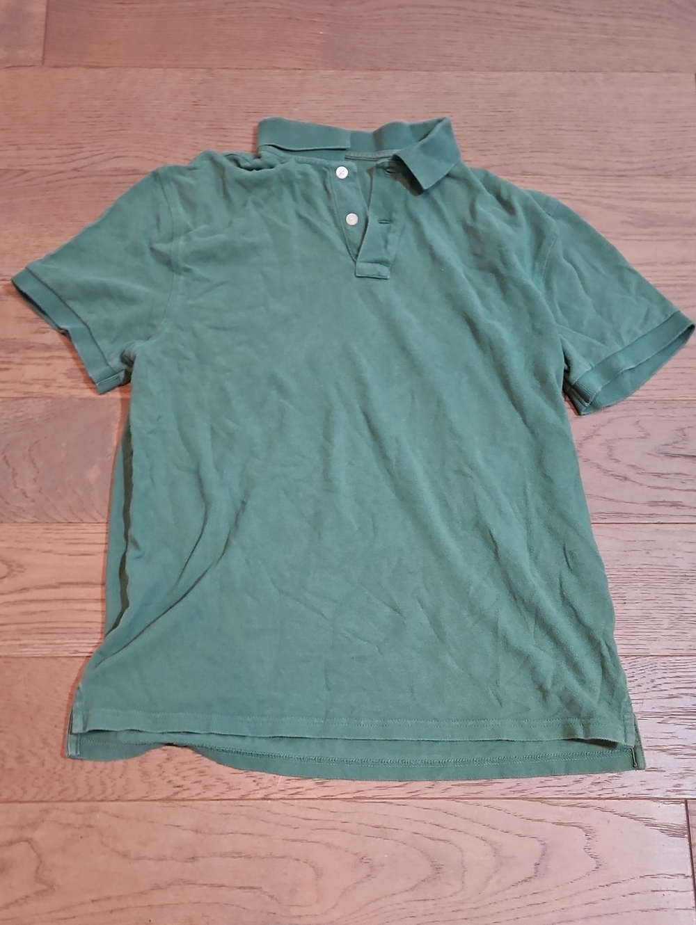 100% Cotton J Crew Green Polo Shirt